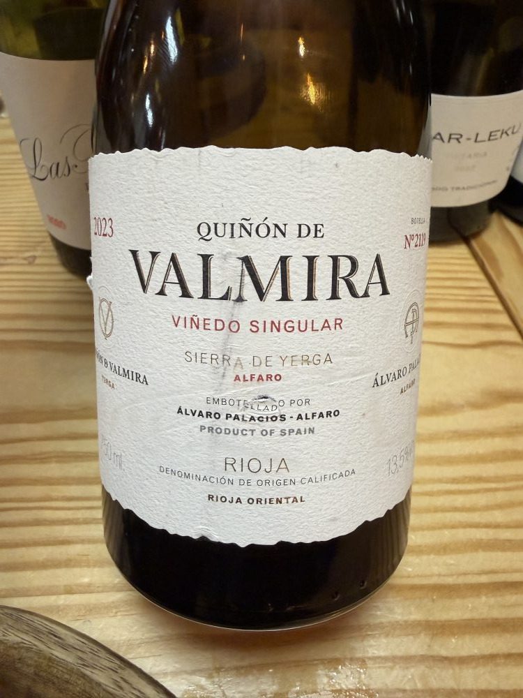 Palacios Remondo : Quinon de Valmira 2023